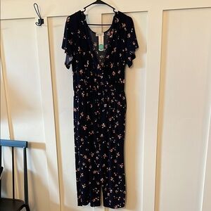 Floral Print Jumpsuit